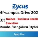 Zycus Off-campus Drive 2026