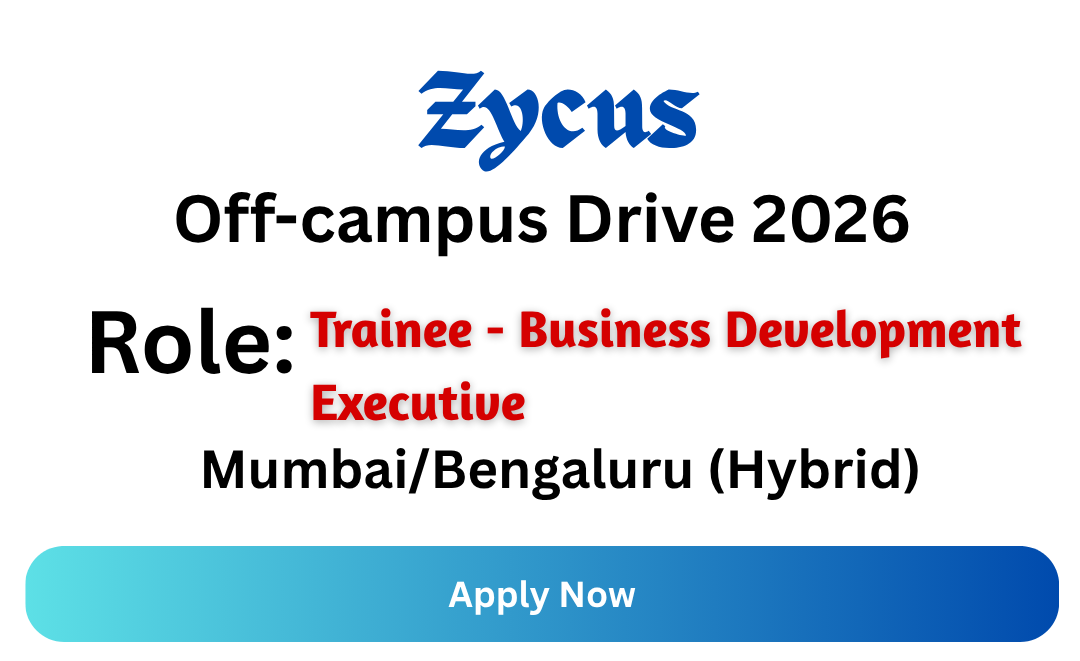 Zycus Off-campus Drive 2026
