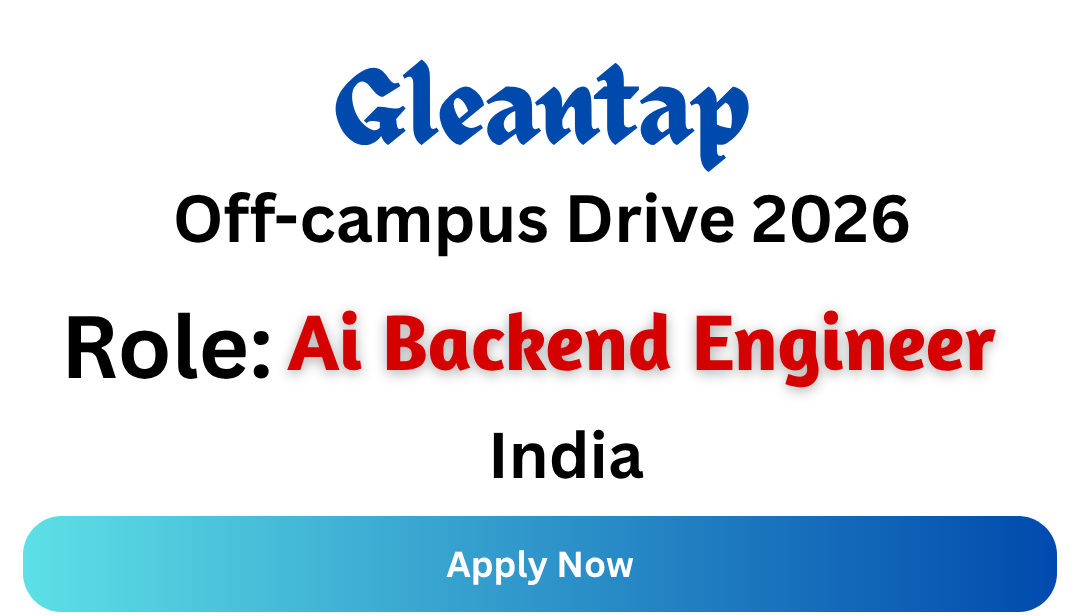 Gleantap Off-campus Drive 2026
