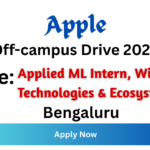 Apple Off-campus Drive 2026