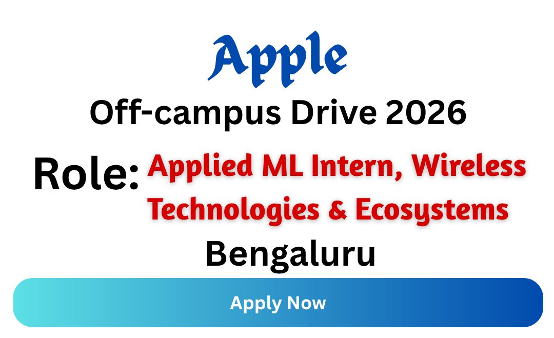Apple Off-campus Drive 2026