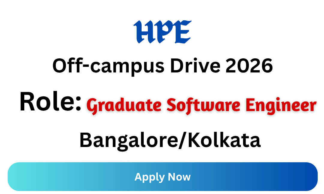 HPE Off-campus Drive 2026