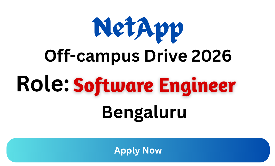 NetApp Off-campus Drive 2026