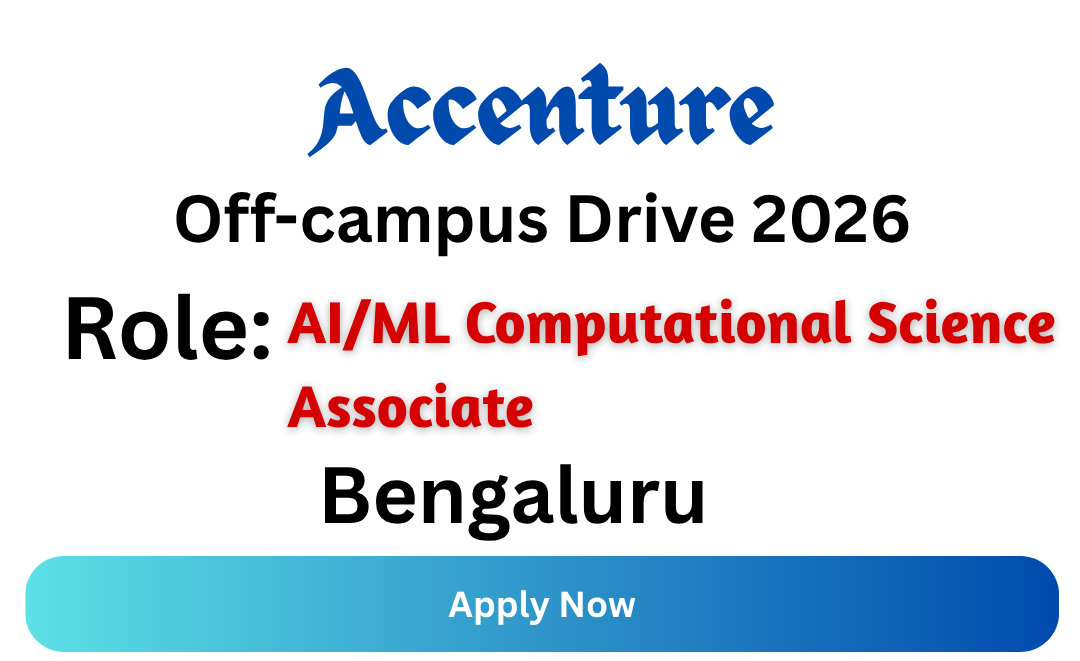 Accenture Off-campus Drive 2026