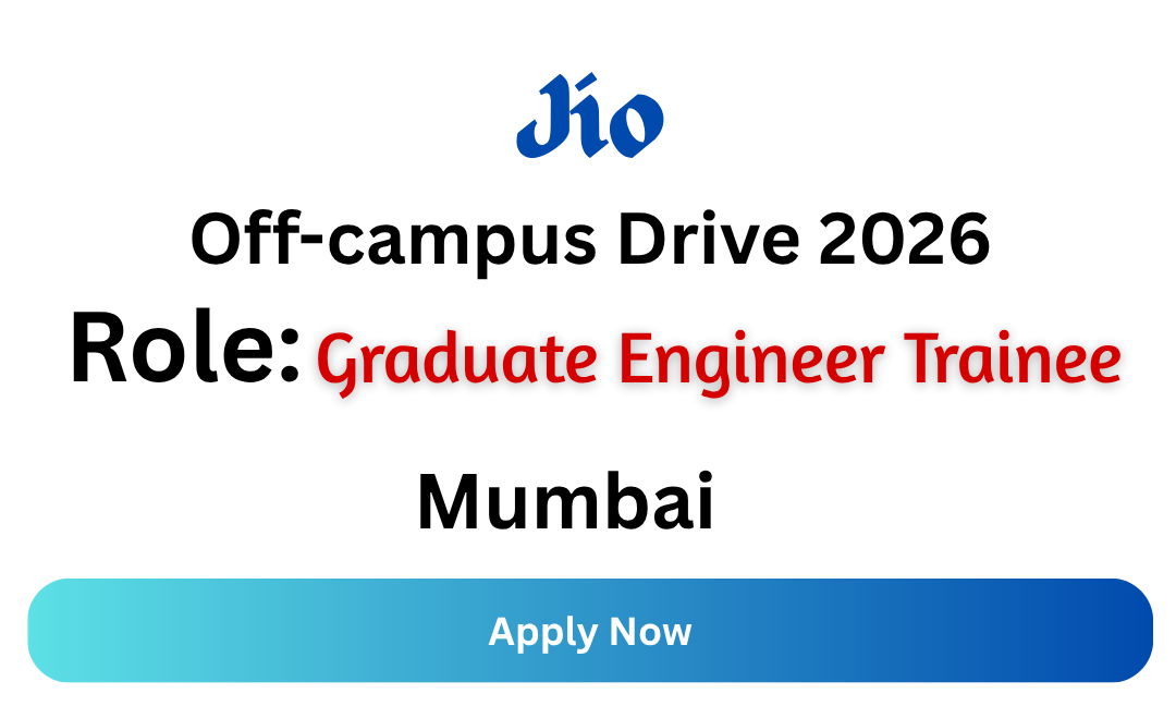 Jio Off-campus Drive 2026