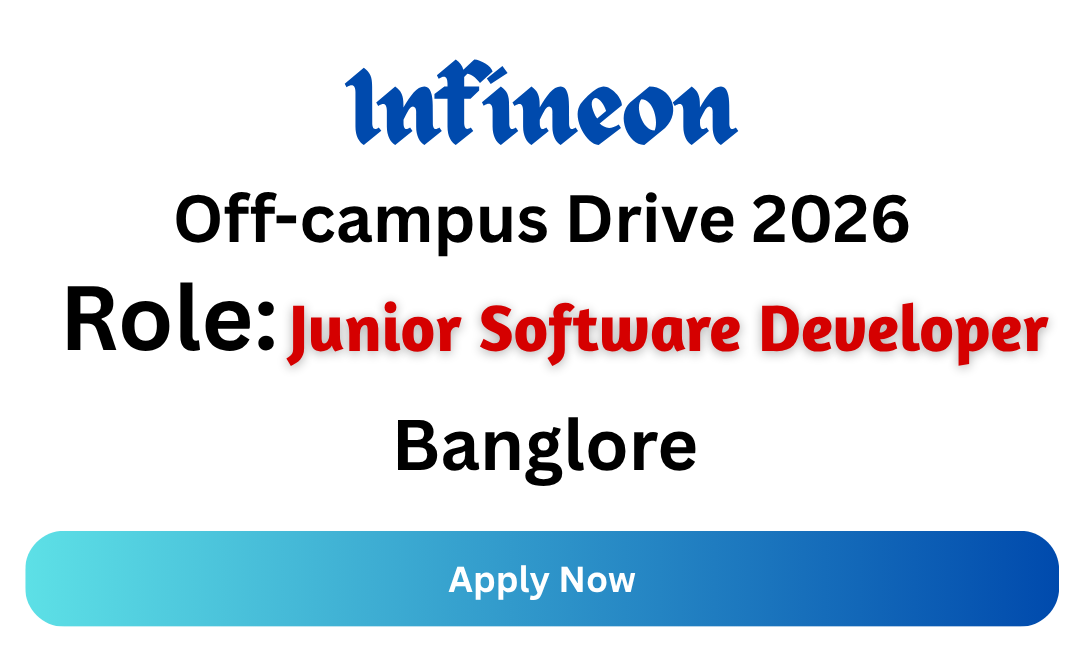 Infineon Off-campus Drive 2026