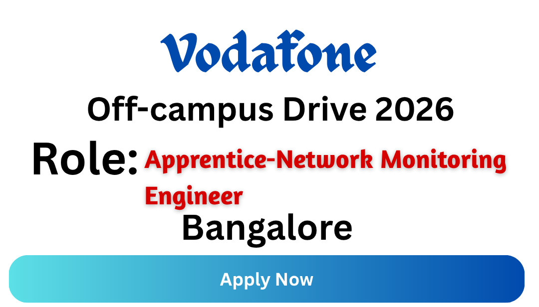 Vodafone Off-campus Drive 2026