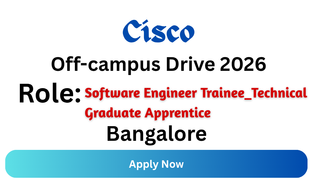 Cisco Off-campus Drive 2026