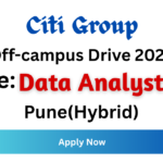 Citi Group Off-campus Drive 2026