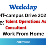 Weekday Off-campus Drive 2026