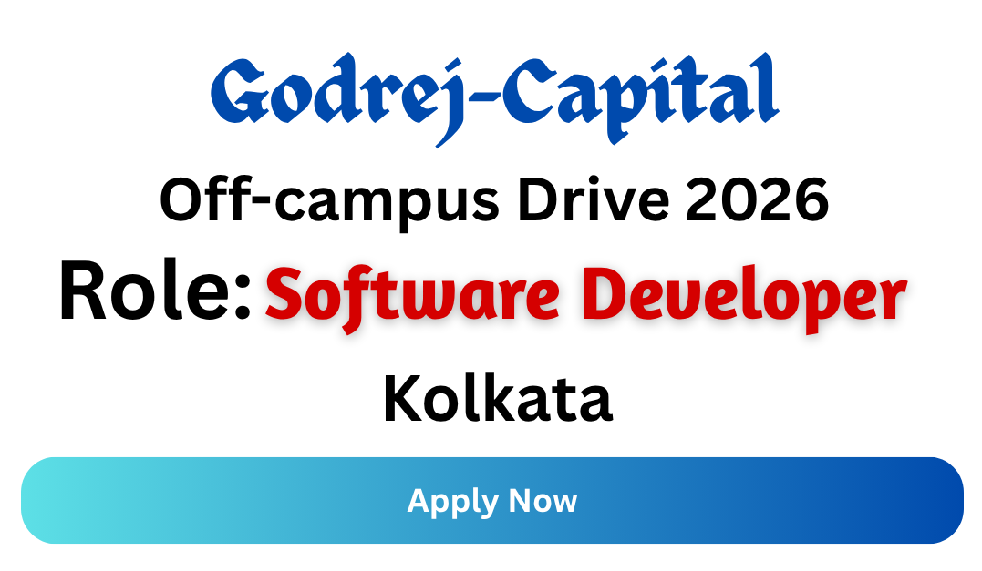Godrej-Capital Off-campus Drive 2026