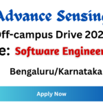 Advance Sensing Off-campus Drive 2026