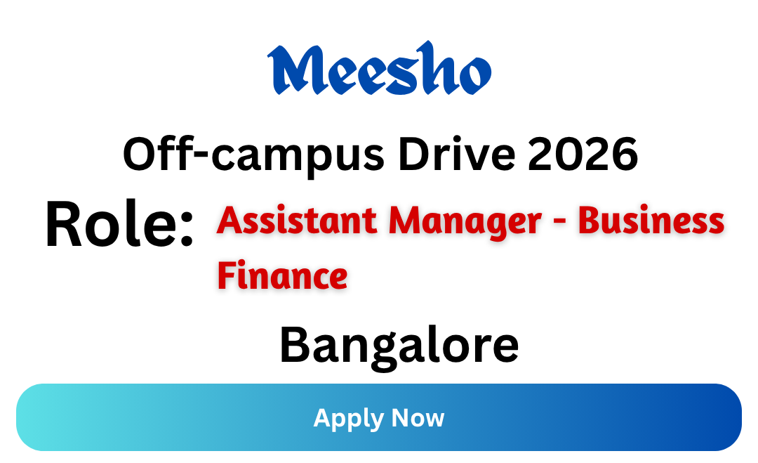 Meesho Off-campus Drive 2026
