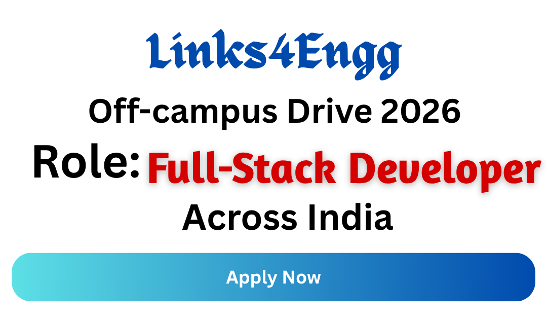Links4Engg Off-campus Drive 2026