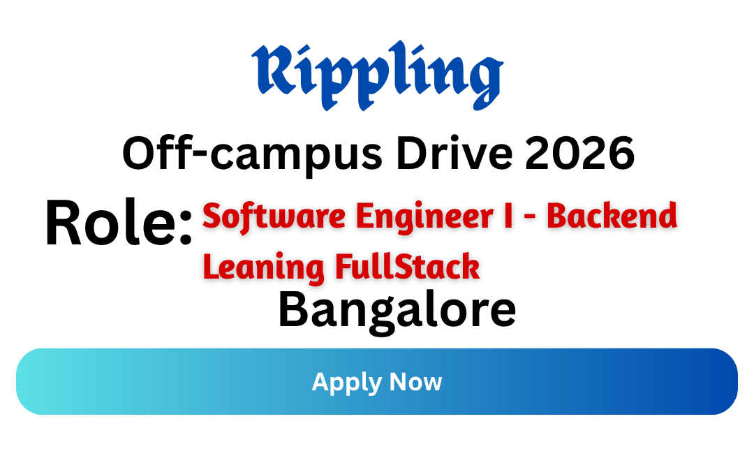 Rippling Off-campus Drive 2026
