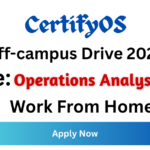 CertifyOS Off-campus Drive 2026