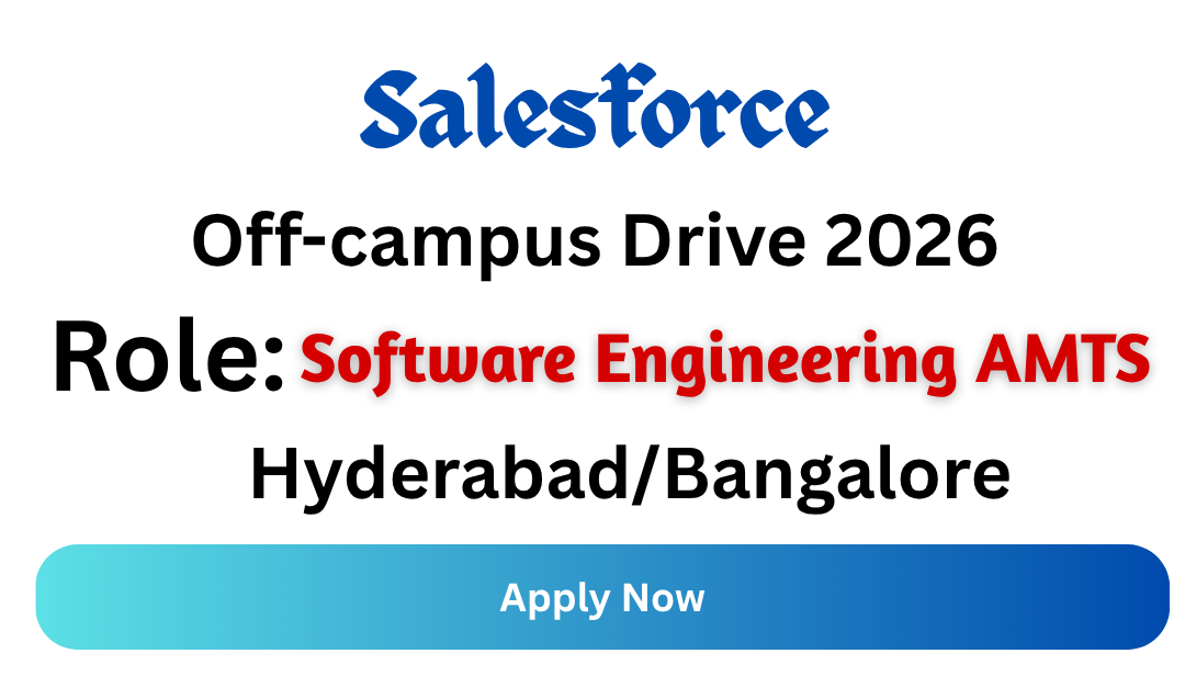 Salesforce Off-campus Drive 2026