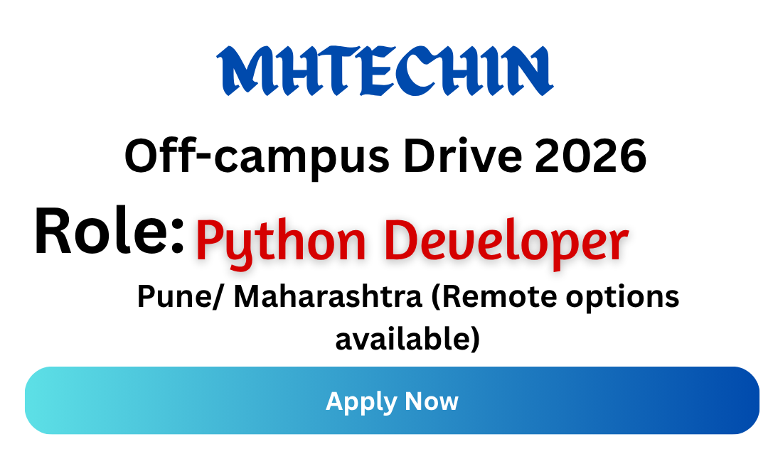 MHTECHIN Off-campus Drive 2026