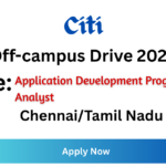 Citi Off-campus Drive 2026