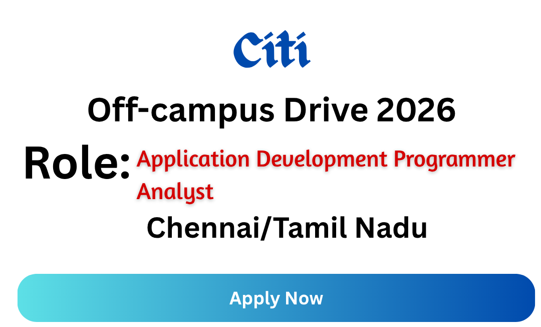 Citi Off-campus Drive 2026