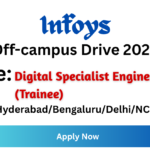 Infoys Off-campus Drive 2026