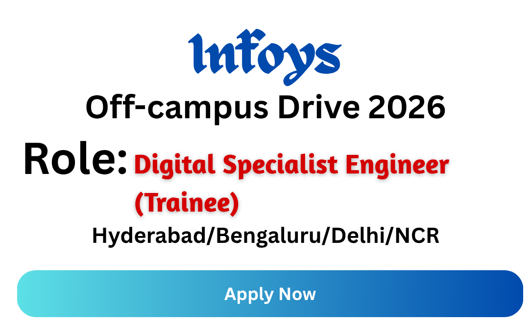 Infoys Off-campus Drive 2026