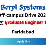 Beryl Systems Off-campus Drive 2026