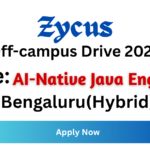 Zycus Off-campus Drive 2026