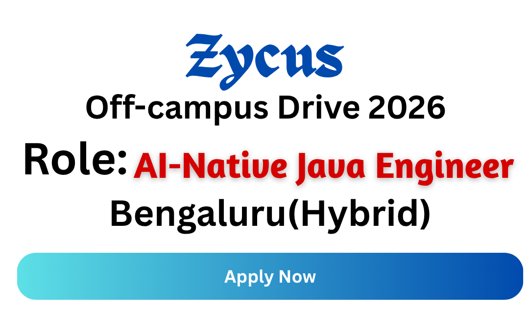 Zycus Off-campus Drive 2026