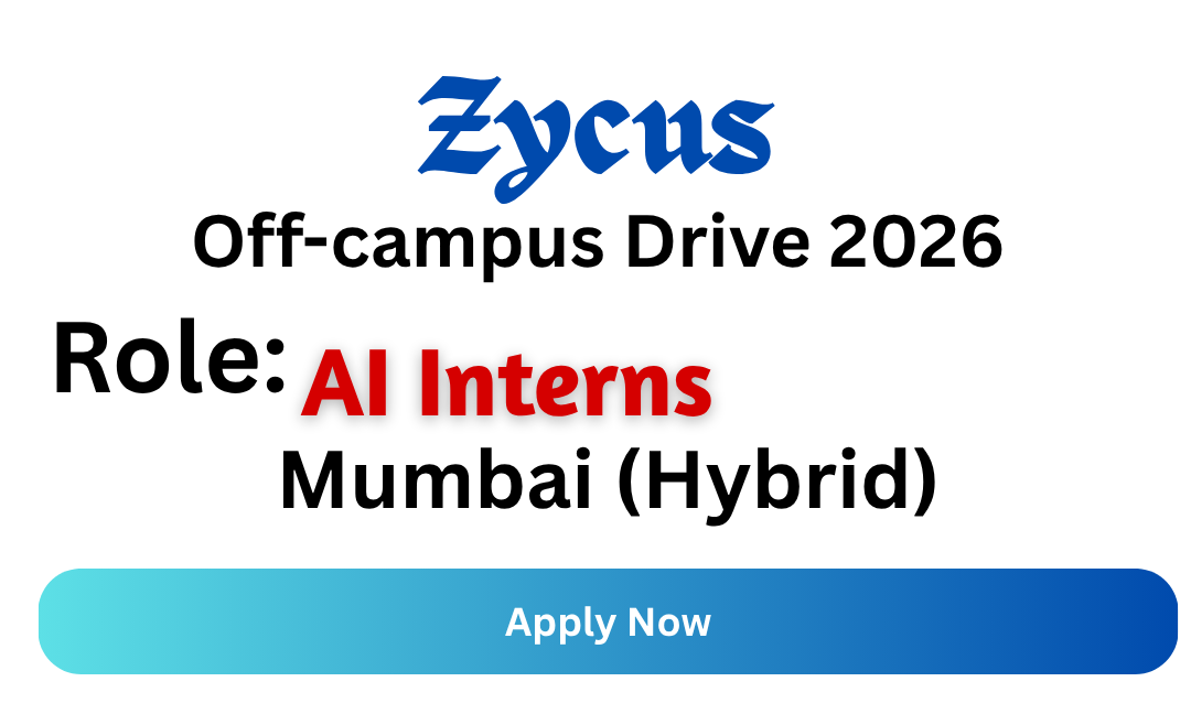 Zycus Off-campus Drive 2026