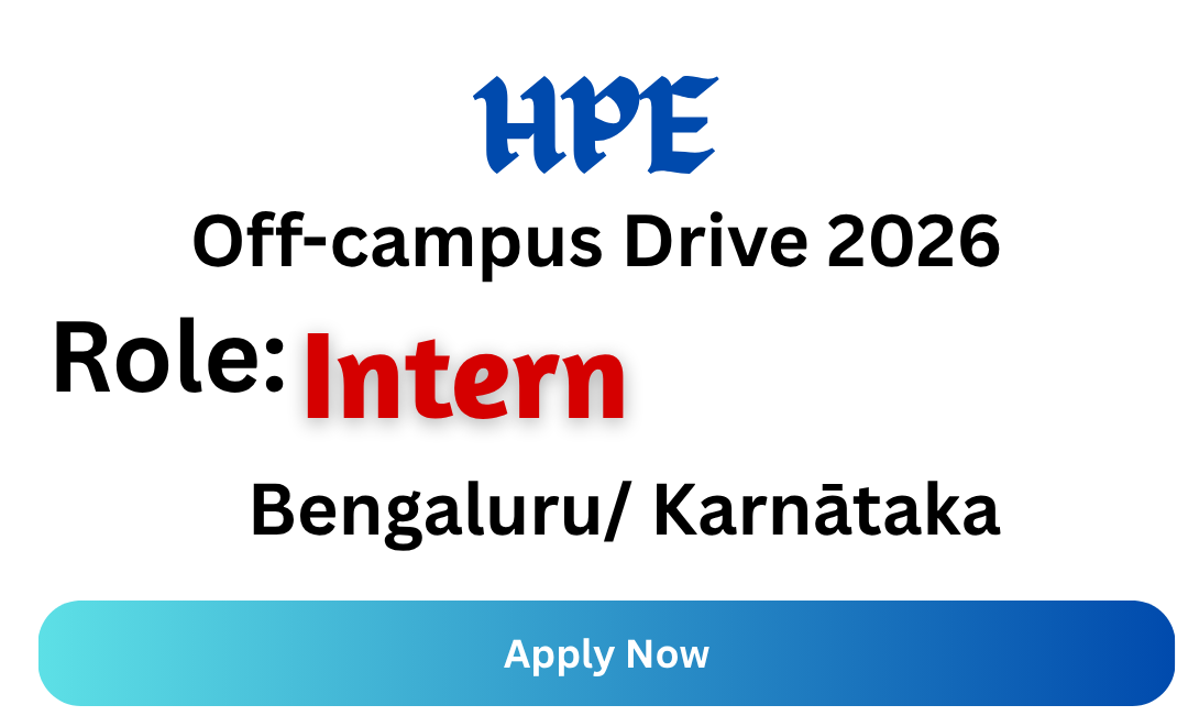 HPE Off-campus Drive 2026