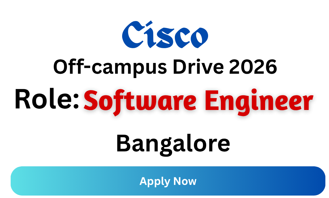 Cisco Off-campus Drive 2026