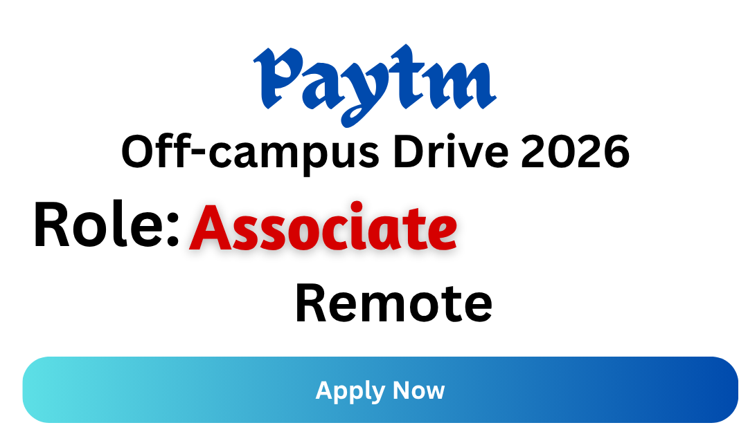 Paytm Off-campus Drive 2026