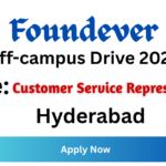 Foundever Off-campus Drive 2026