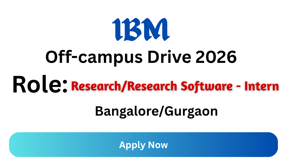 IBM Off-campus Drive 2026