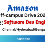 Amazon Off-campus Drive 2026