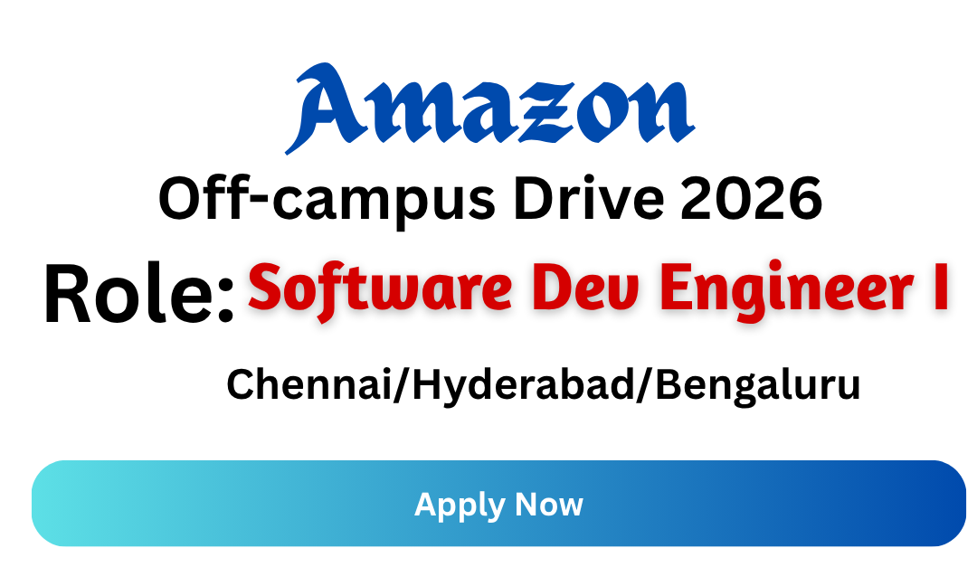 Amazon Off-campus Drive 2026