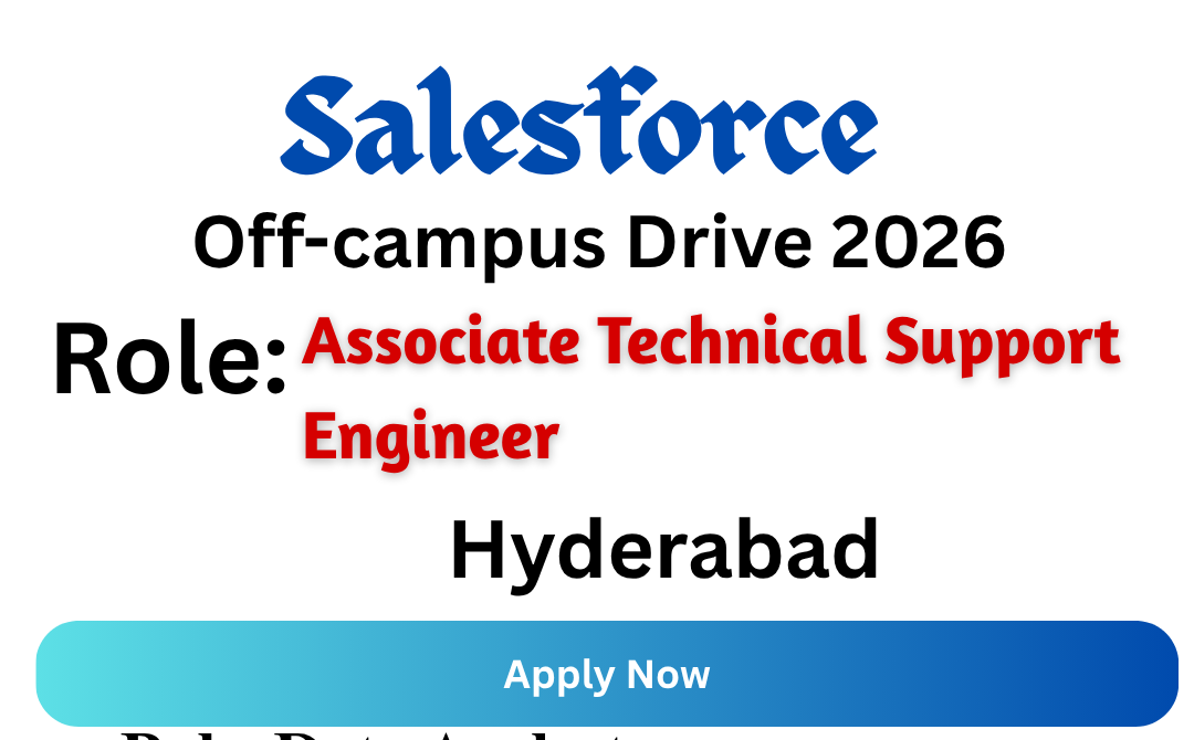 Salesforce Off-campus Drive 2026