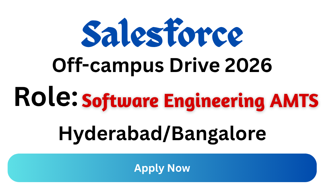 Salesforce Off-campus Drive 2026