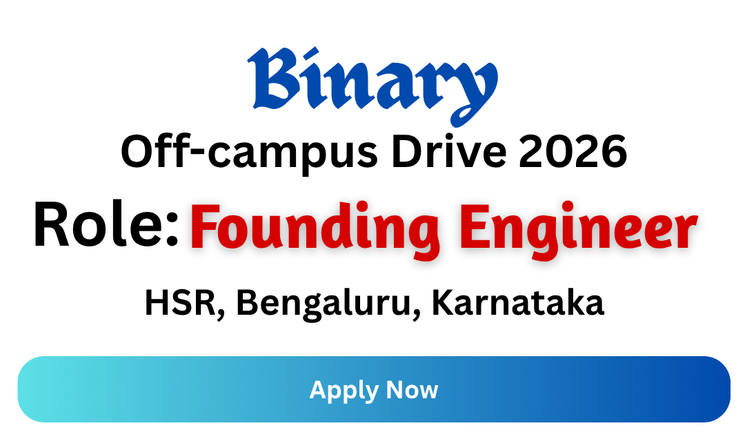 Binary Off-campus Drive 2026