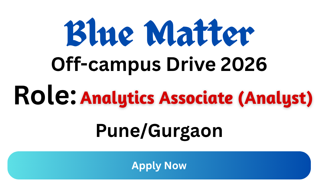 Blue Matter Off-campus Drive 2026