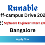 Runable Off-campus Drive 2026